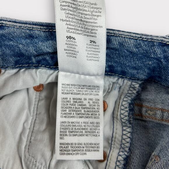 MOTHER The Looker Ankle Fray in Not Cut & Pasted Size 27 - Picture 6 of 10